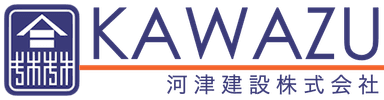 河津建設 logo